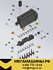 Вкладыши коленвала коренные ISZ520 / ISZ14 DongFeng GX 5547744+5578788 (комплект на двс) 5633273