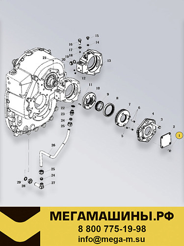 Болт крышки (квадратной) масляного насоса РК FAW 3530400126