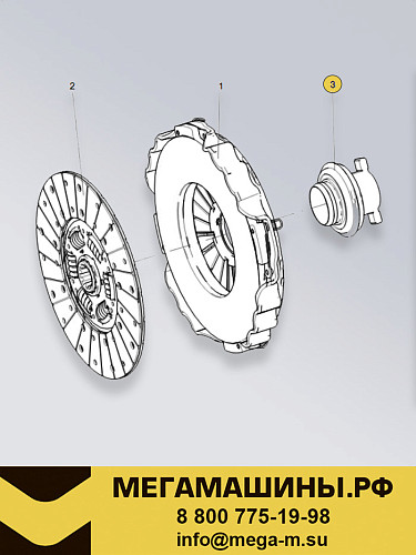 Подшипник выжимной SITRAK / HOWO T5G AZ9921162130 /Оригинал