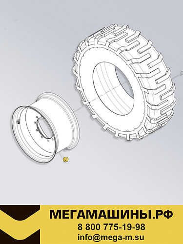 Диск колесный 28&amp;quot; LiuGong CLG777 / CLG766 41C1506X1