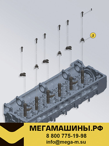 Зажимный блок форсунки CUMMINS ISZ520 / ISZ14 DongFeng GX (прижим форсунки) 5472480