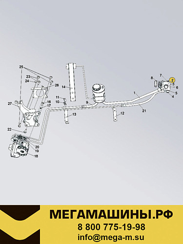 Болт полый (масляный) FAW J6 3406021-74A